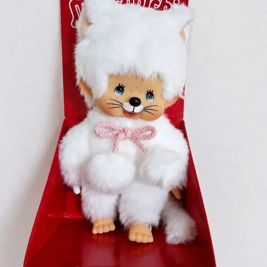 [BUNJANG] Monchhichi Cat Plush / 몬치치 고양이