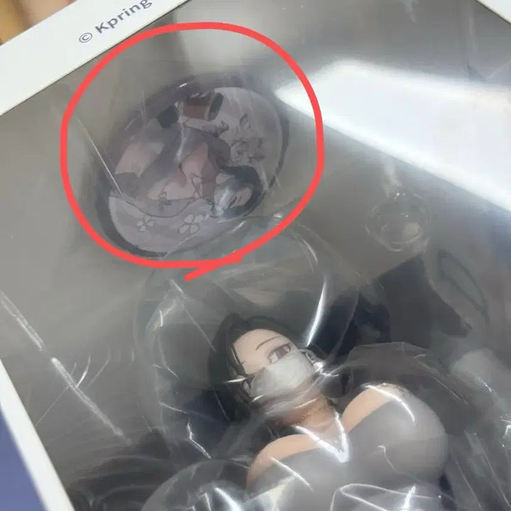 [BUNJANG] EnsoToys K-Pring Style Misilook Miso Princess Figure with Can Badge and Scroll Rod (Sealed) / 미개봉/특전 캔뱃지 족자봉포함 ) 엔소토이즈 K pring 동탄 스타일 미시룩 미소녀 피규어