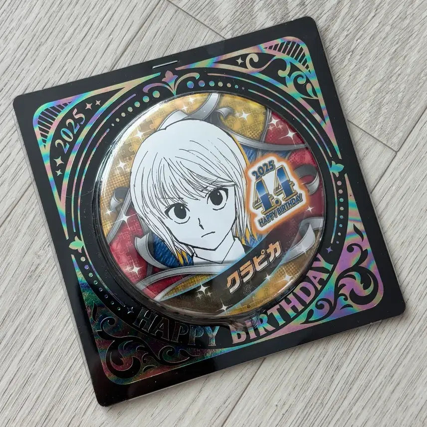 [BUNJANG] Hunter x Hunter Kurapika Birthday Can Badge / 헌터헌터 크라피카 2025 생일 캔뱃지