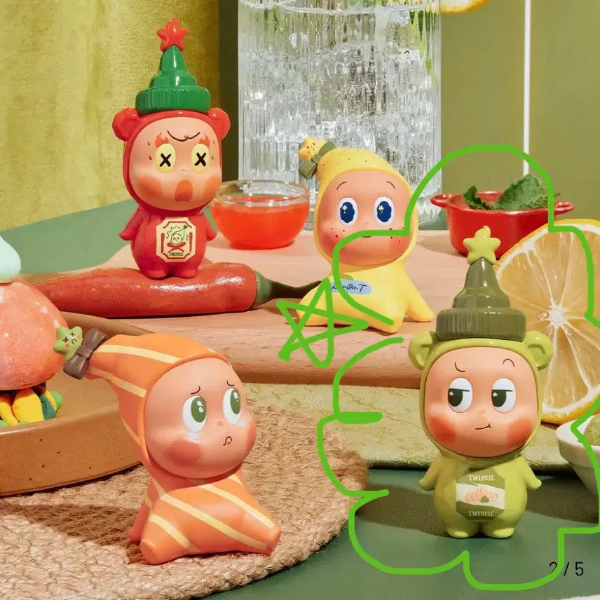 [BUNJANG] Pop Mart Twinkle Twinkle Little Star "My Own Flavor Combination" Series Mustard Figure / 팝마트 트윙클 트윙클 작은별 나만의맛조합 피규어 머스타드