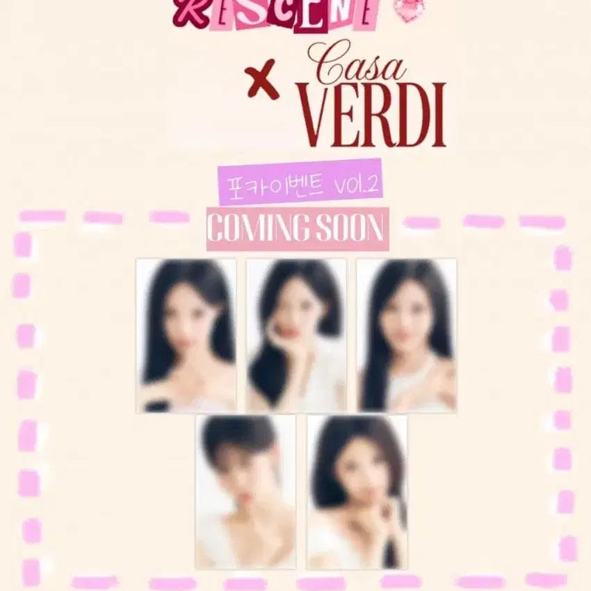 [BUNJANG] RESCENE Casabondi Limited Edition Version 2 Photocard / [급처]리센느 카사베르디 포카 한정판 버전 2 판매합니다
