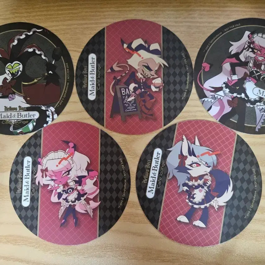 [BUNJANG] HELLUVA BOSS Bundle Set Paper Coaster / 헬루바보스 종이코스터 일괄