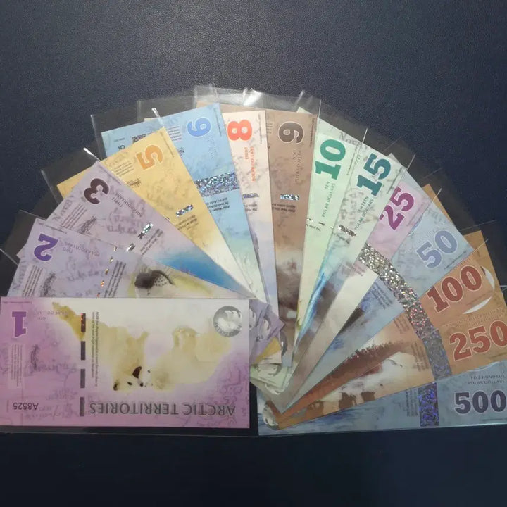 [BUNJANG] Antarctic/Arctic Series Commemorative Banknotes (Unused, 19-Piece Set) / 남극/북극 시리즈 기념지폐 미사용 총19장모두 희귀지폐수집용