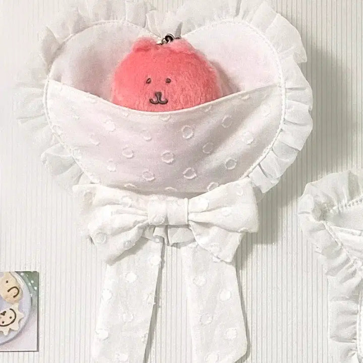 [BUNJANG] Ttobagi Village TtoTto Wall Pocket Rosette Heart Accessory / 또바기마을 또또 월포켓 로제트 하트 판매합니다.