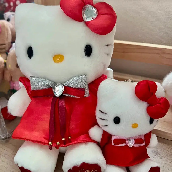 [BUNJANG] Sanrio Classic Kitty Doll &amp; Mascot Bundle Set / 산리오 고전키티인형 고전키티 마스코트 일괄 판매
