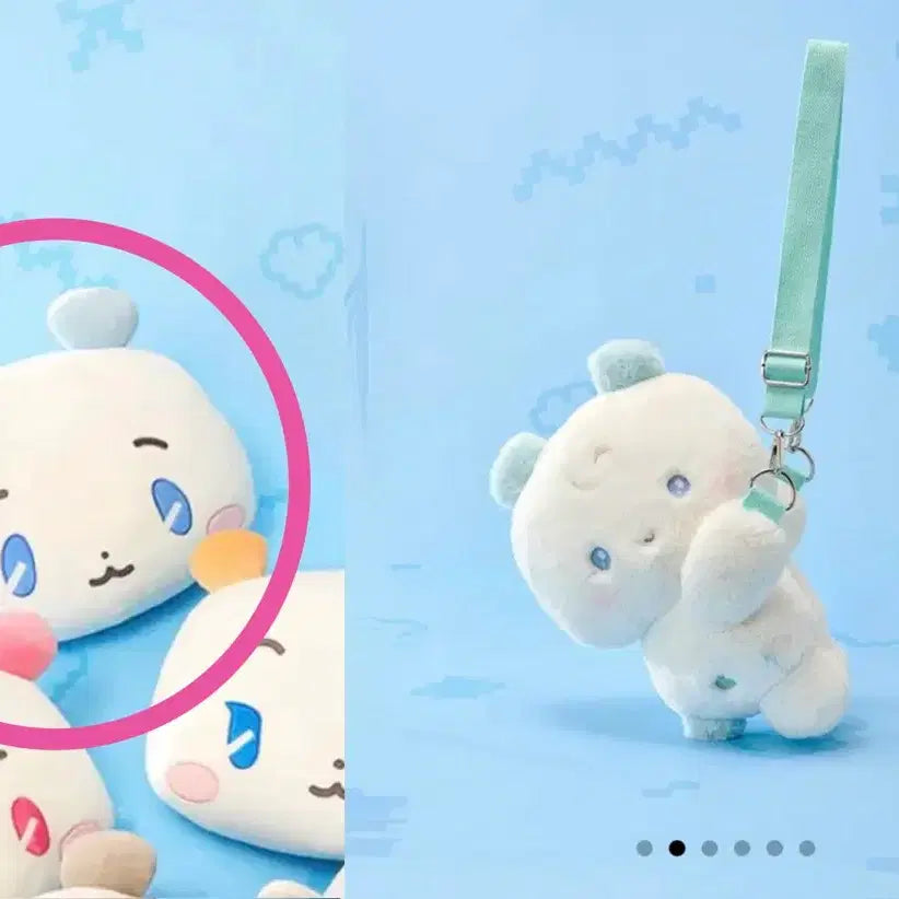 [BUNJANG] Myeomoo Crossbag Doll Nanah + Face Cushion Set / 몌무 크로스백인형 나안아 + 페이스쿠션 세트 플레이브