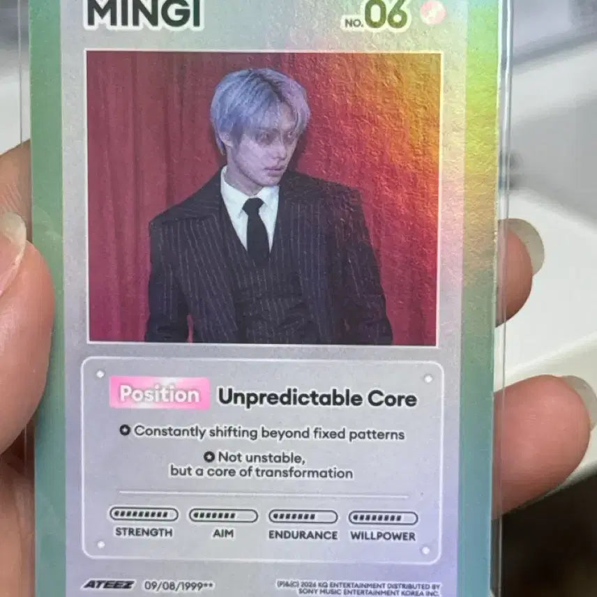 [BUNJANG] ATEEZ GOLDEN HOUR: Part. 1 Mingi Photocard / 에이티즈 골든아워 5 앨범 포카 민기