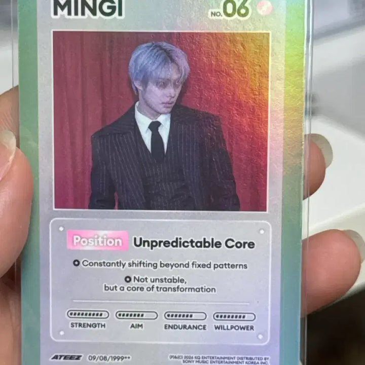 [BUNJANG] ATEEZ GOLDEN HOUR: Part. 1 Mingi Photocard / 에이티즈 골든아워 5 앨범 포카 민기