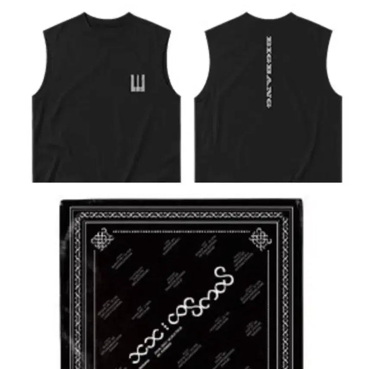 [BUNJANG] BIGBANG Concert Goods Bandana + Sleeveless Top M Bundle Set / 빅뱅 콘서트 굿즈 반다나 + 슬리브리스 탑M 일괄 양도