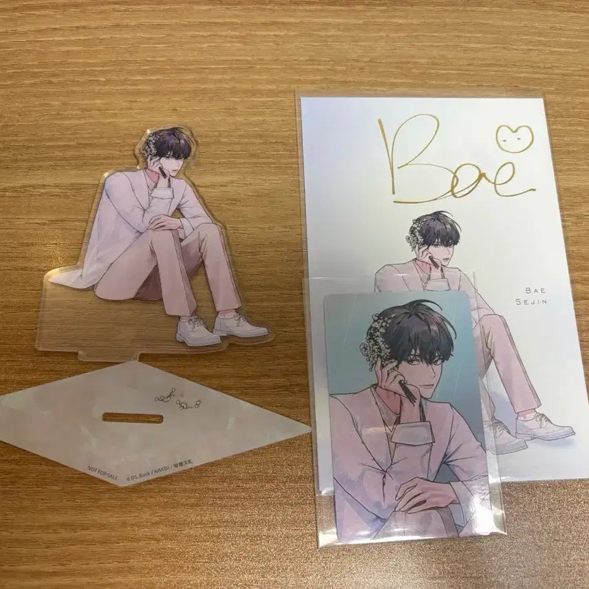 [BUNJANG] The Greatest Showman Taiwan Edition Bae Sejin Acrylic Stand, Photocard, Postcard Set / 데못죽 대만판 배세진 아크릴스탠드,포카 엽서 세트