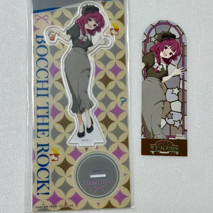 [BUNJANG] Bocchi the Rock! Kikuri Hiroi Acrylic Stand Bundle Set (Limited Edition) / 일괄/한정판) 봇치더락 히로이 키쿠리 아크릴스탠드+특전 세트일괄