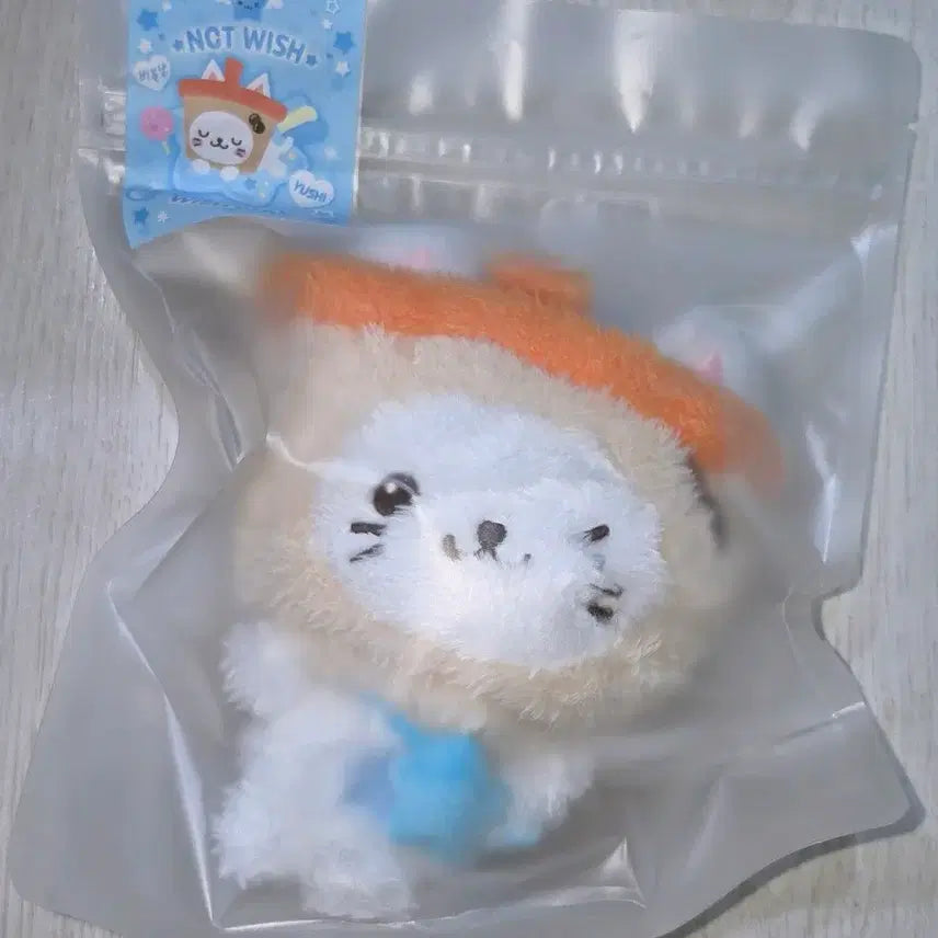 [BUNJANG] NCT WISH Yushi Bubble Cat Plush (Sealed) / 위시돌 버블냥 (미개봉)