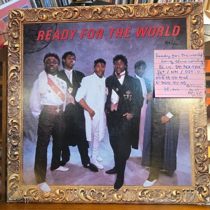 [BUNJANG] Ready For The World LP (1986 US First Press) / Ready For The World.long time coming.86.US.초반.EX+/NM.LP