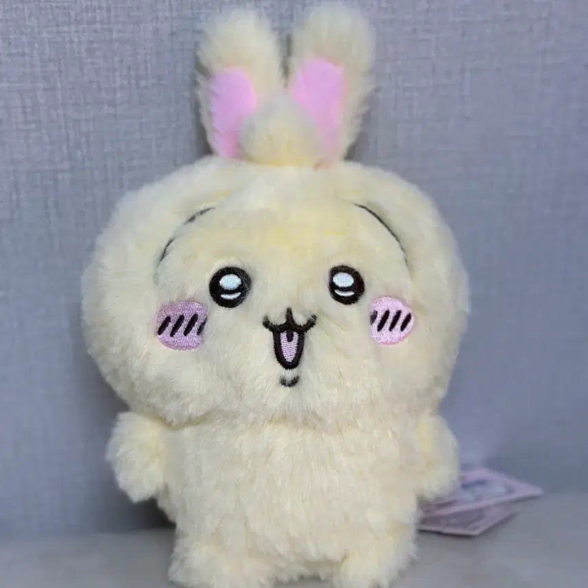 [BUNJANG] Chiikawa Apple Hairstyle Fluffy Plush (Usagi) / 치이카와 우사기 사과머리 털복숭이 중형 인형