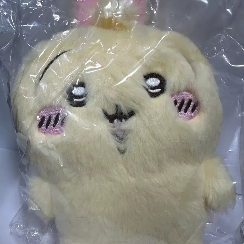 [BUNJANG] Chiikawa Apple Hairstyle Fluffy Plush (Usagi) / 치이카와 우사기 사과머리 털복숭이 중형 인형
