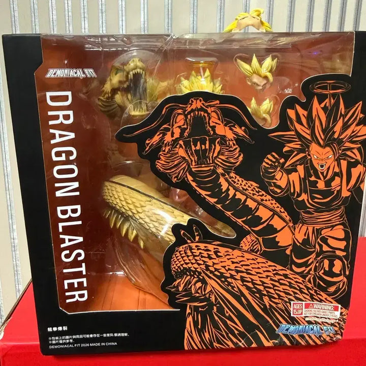 [BUNJANG] Bandai Tamashii Nations SHFiguarts Demonical Fit Super Saiyan 3 Goku Spiral Fury / shf 드래곤볼 데모니컬핏 초사이어인 3 손오공 용권 특전