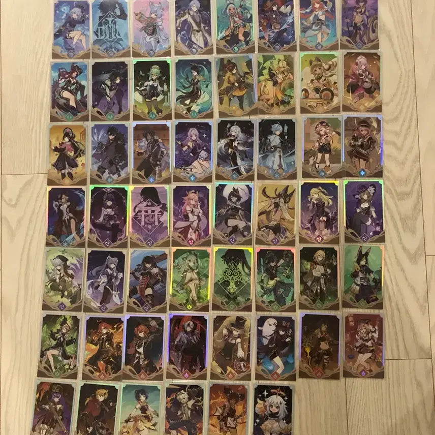 [BUNJANG] Genshin Impact Cafe Ilsseongso Photocard Bundle Set / 원가이하))원캎 일성소 54장 일괄