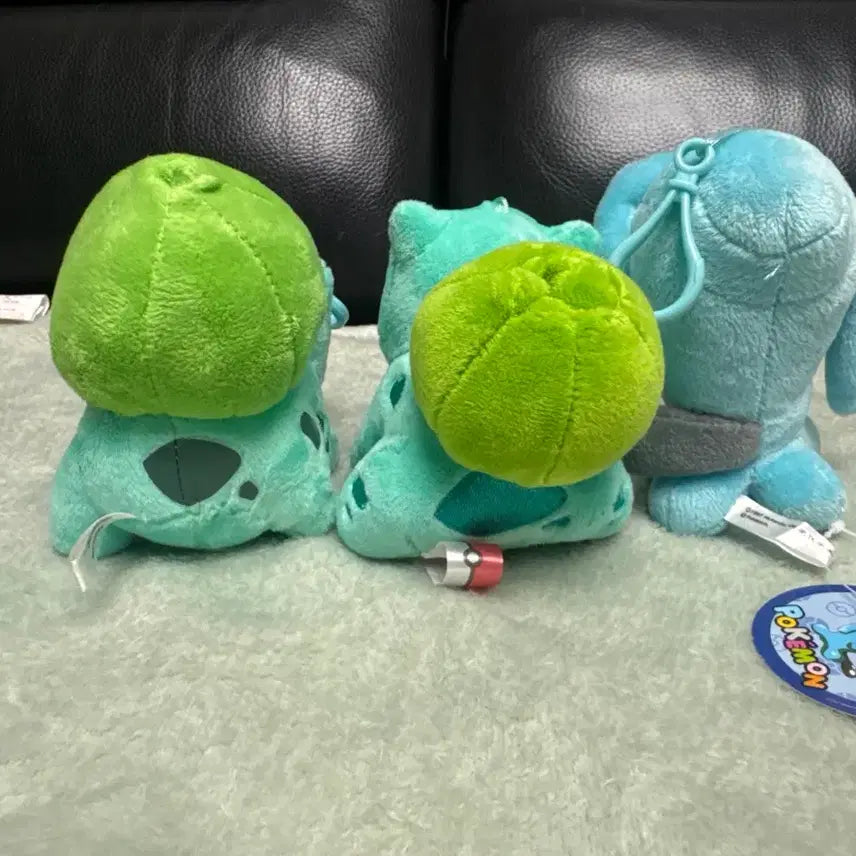 [BUNJANG] Pokemon Bulbasaur &amp; Aipom Plush Keychains Bundle Set / 포켓몬스터 이상해씨/마자용 인형 키링 일괄