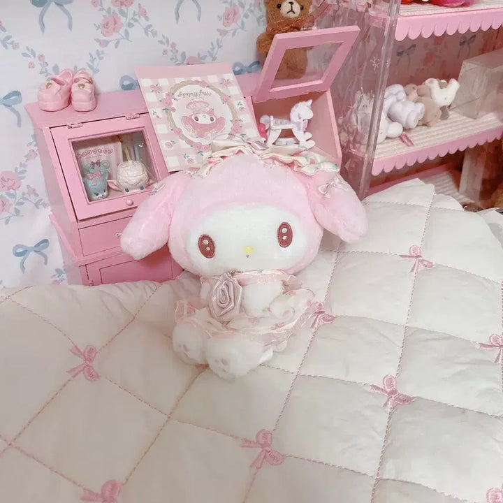 [BUNJANG] Sanrio My Melody Dolly Rose Mascot / 마이멜로디 돌리로즈 마스코트