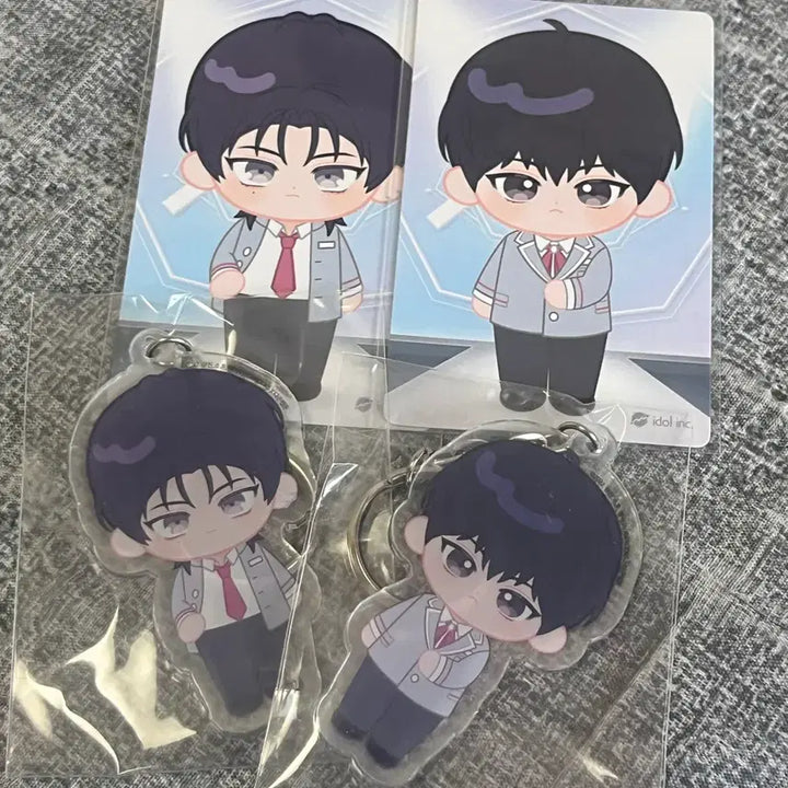 [BUNJANG] Demutjoo Bae Sejin Kim Raebin Shareholder Certificate Keyring Set / 데못죽 배세진 김래빈 주주확인증 키링 세트