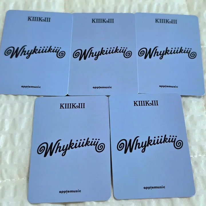 [BUNJANG] WhyKiiiKiii Apple Music Fansign Event POB Unreleased Photocard Set / 키키 WhyKiiiKiii 애플뮤직 팬사인회 특전 미공포 KiiiKiii 미공개 포토카드 세트