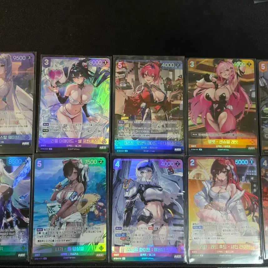 [BUNJANG] Nibel Arena Nikke BT08 SR Unit Card Set (10 Cards) / 니벨아레나 니케 BT08 SR 유닛카드 10장 전종