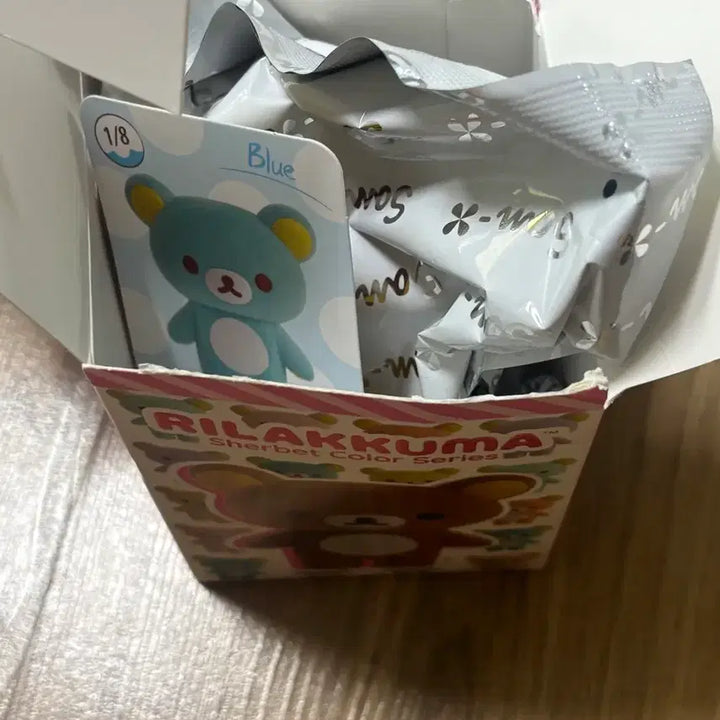 [BUNJANG] Rilakkuma Sherbet Figure Blue Color / 리락쿠마 샤베트 피규어 블루 컬러