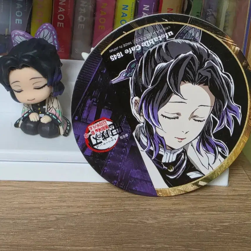 [BUNJANG] Demon Slayer Shinobu Shoulder Mount Gacha &amp; Coaster / 공식)) 귀멸의 칼날 시노부 어깨쿵 가챠 &amp; 코스터
