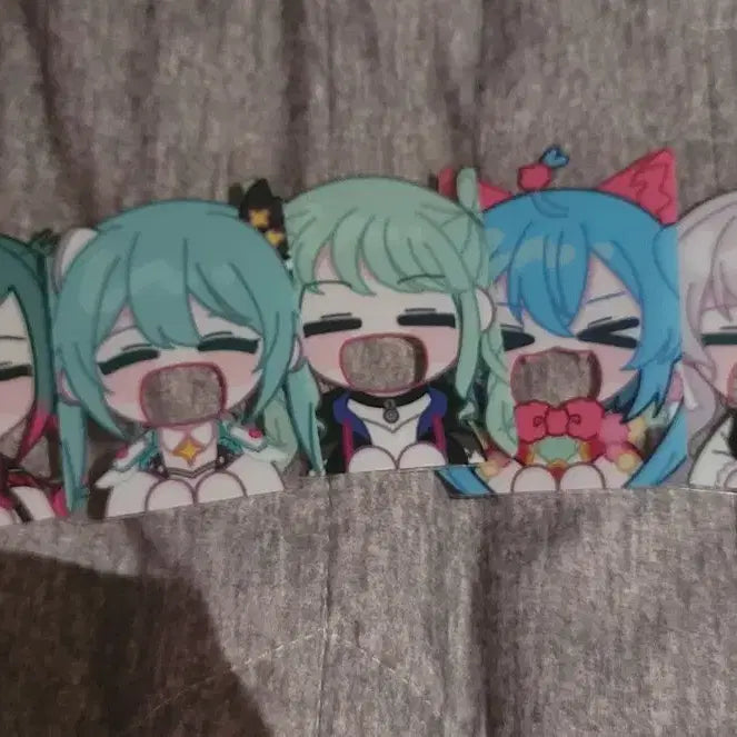 [BUNJANG] Project Sekai Nightcord at 25:00 Mizuki Mafuyu Kanade Ena Miku WaangPhotocard Keyring (Unofficial Goods) / 프세카 니고 미즈키 마후유 카나데 에나 미쿠 와앙포카 키링 (비공굿)