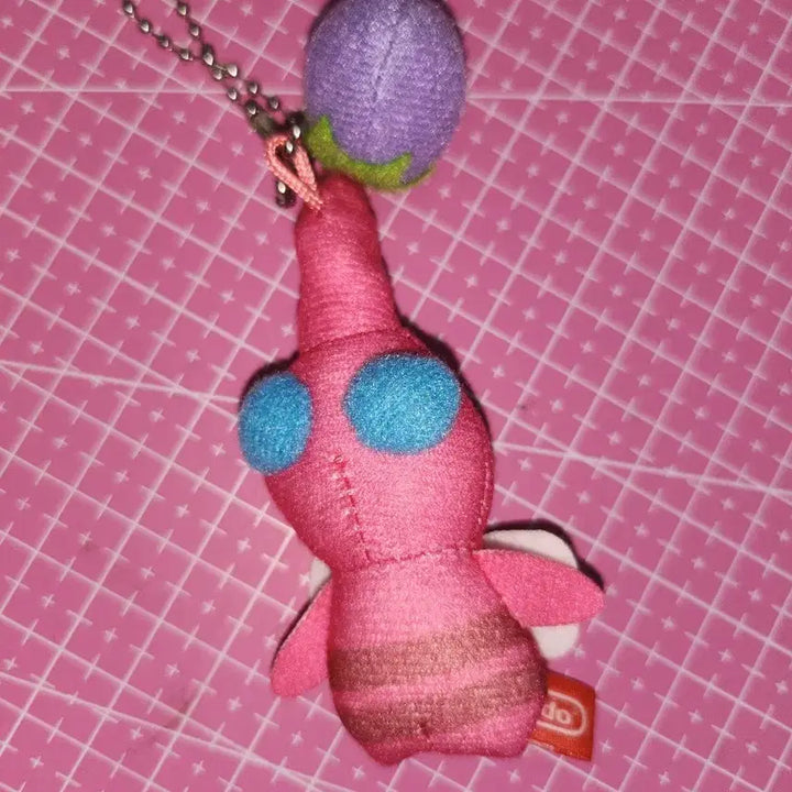 [BUNJANG] Pikmin Pink Winged Doll Keychain / 피크민 핑크날개 인형 키링