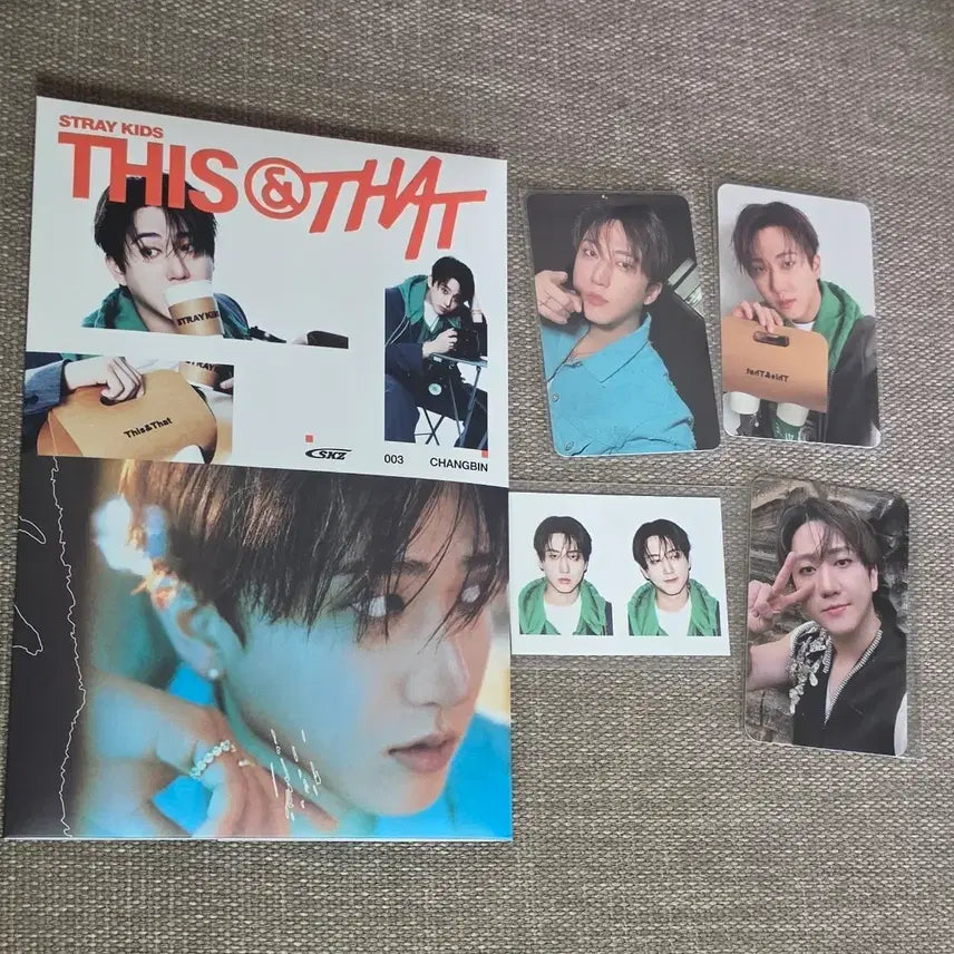 [BUNJANG] Stray Kids This&amp;That Album + Yes24 POB Changbin Photocard Set / StrayKids This&amp;That 엔드버전 + Yes24특전 창빈 set 양도
