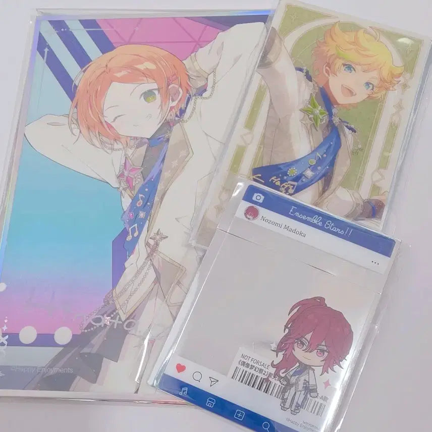 [BUNJANG] Ensemble Stars! Mofun Pop-up Event Hinata Sora Dream Card, Shikishi, and 70,000 KRW Special Photocard Bundle Set / (일괄) 앙스타 앙상블스타즈 모펀 팝업 노조미 특전 히나타 소라 7만원 특전 포토카드 색지