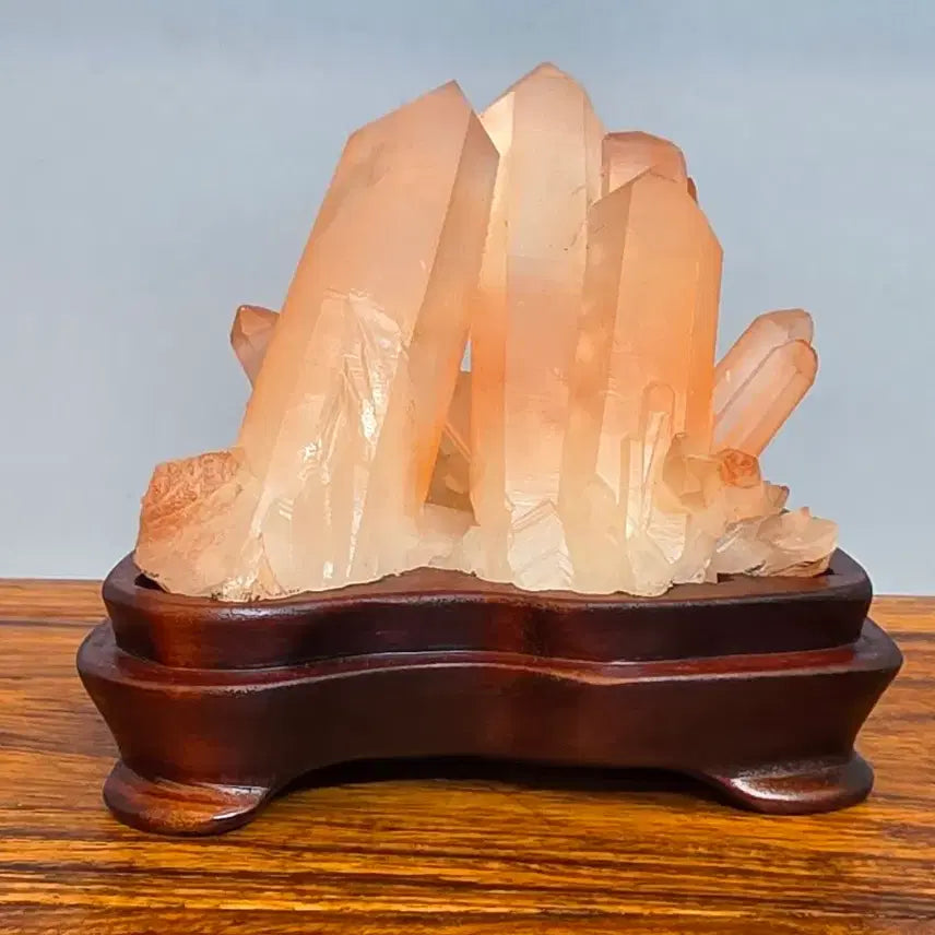 [BUNJANG] Radiant Pink Crystal Rough Stone / 26082518 좋은 기운을 내뿜는 영롱한 분홍 수정 원석 광물 수석 팝니다