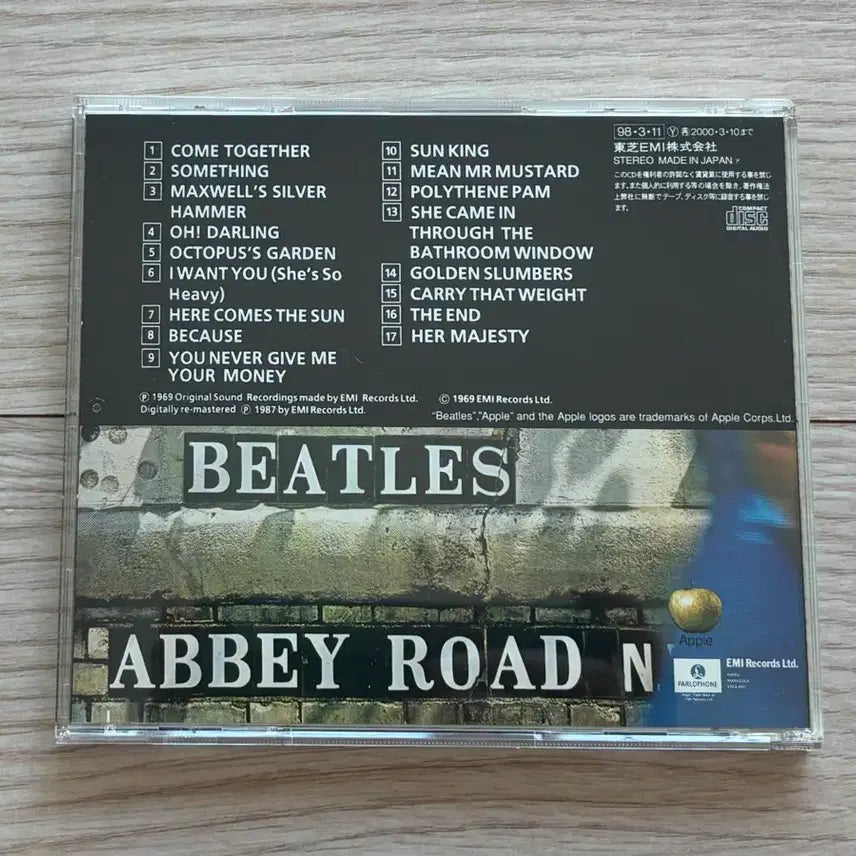 [BUNJANG] The Beatles Abbey Road Japanese Edition CD / 비틀즈 Beatles Abbey Road 애비 로드 시디 일본반