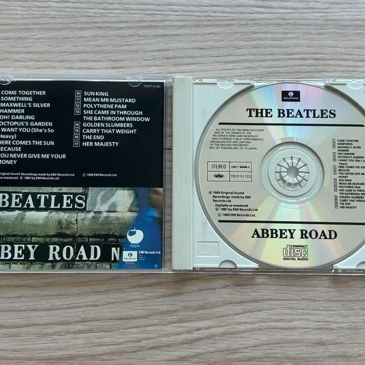 [BUNJANG] The Beatles Abbey Road Japanese Edition CD / 비틀즈 Beatles Abbey Road 애비 로드 시디 일본반