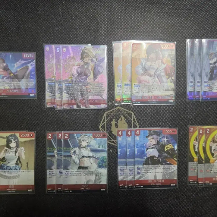 [BUNJANG] Nibel Arena BT08 Red Complete Set Trading Cards / 니벨아레나 BT08 적색 전종팝니다.