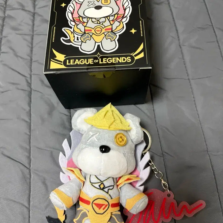 [BUNJANG] T1 Faker 2025 Worlds Tibbers Keychain Doll / 티원 페이커 2025 월즈 챔피언 티버 열쇠고리 인형 T1