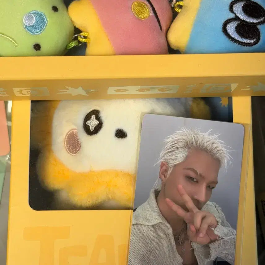 [BUNJANG] TAEYANG YOUNGWON RGB Keychain Doll + Photocard Set / 태양 영원 rgb 키링 인형 + 포카 세트