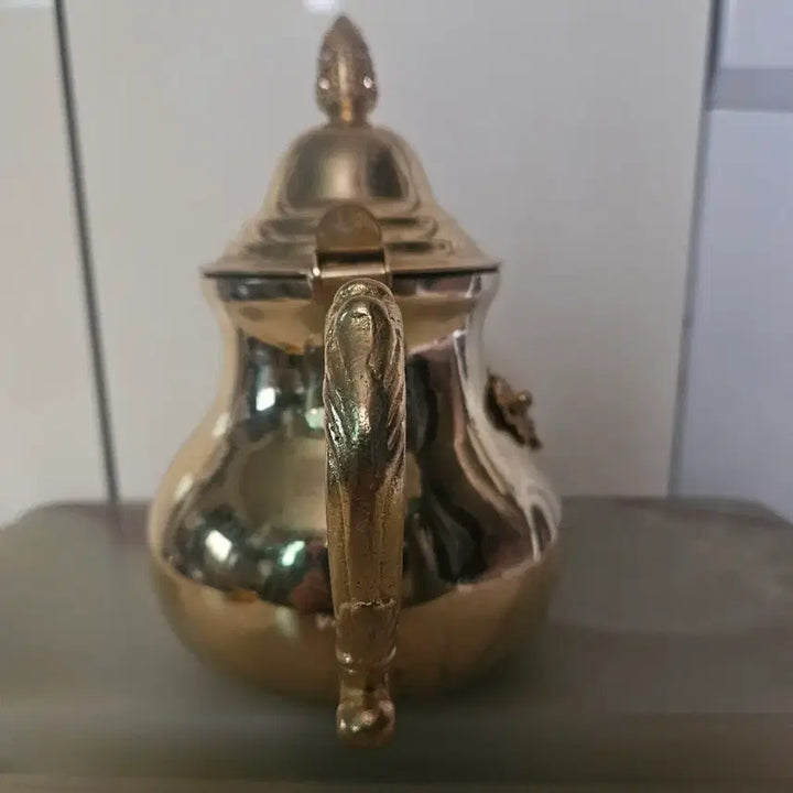 [BUNJANG] Gilded Grapes Decor Teapot / 금도금 포도 장식 찻주전자