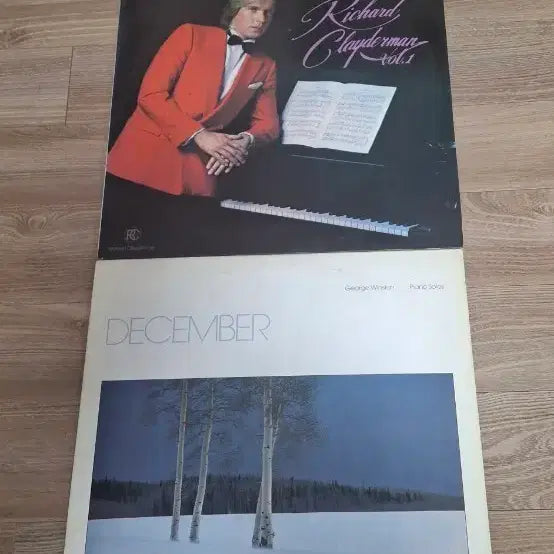 [BUNJANG] Richard Clayderman &amp; George Winston The Greatest No.1 / December LP Set / 팝 클래식 LP 2장