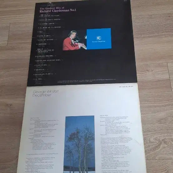 [BUNJANG] Richard Clayderman &amp; George Winston The Greatest No.1 / December LP Set / 팝 클래식 LP 2장