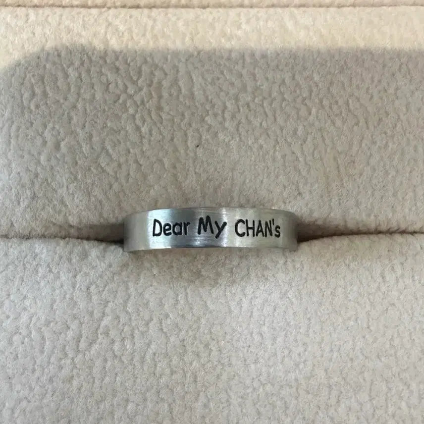 [BUNJANG] Lee Chan Won 14K White Gold Ring / [판매]이찬원찬스커플링(14K) 제작반지