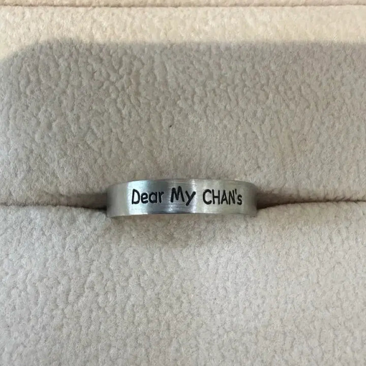 [BUNJANG] Lee Chan Won 14K White Gold Ring / [판매]이찬원찬스커플링(14K) 제작반지