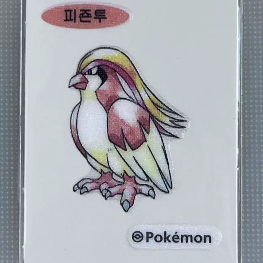 [BUNJANG] Pokemon Artwork Pidgeotto Ppong-ppeong / 포켓몬 아트워크 피죤투 띠부씰