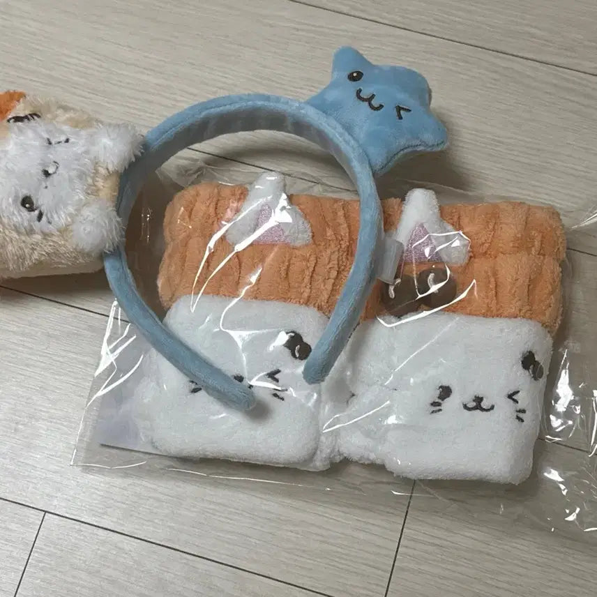 [BUNJANG] Bubble Cat Cleansing Set &amp; Headband Bundle / 버블냥 세안세트, 버블냥 머리띠 일괄 양도(개별XXX)