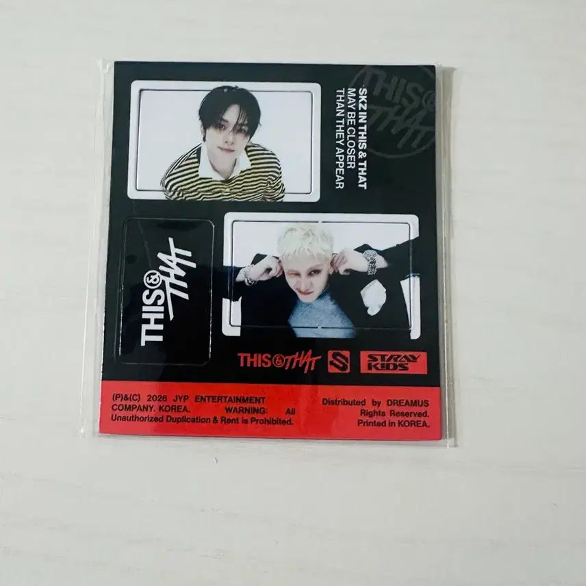 [BUNJANG] Stray Kids Disc&amp;That Sealed Magnet / 스트레이키즈 스키즈 디스앤댓 미개봉 마그넷 양도