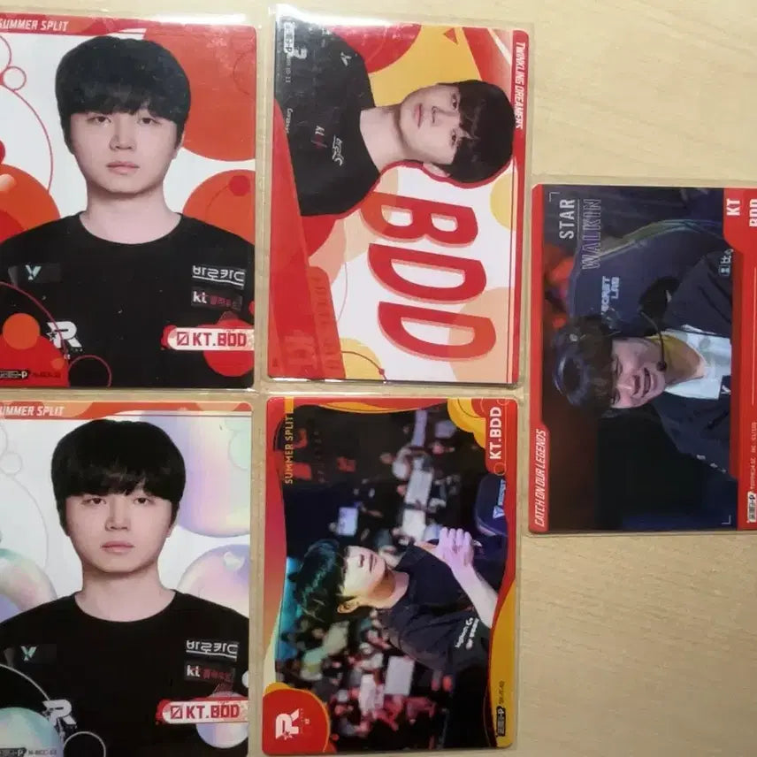 [BUNJANG] KT Rolster Bdd Lucky Draw Bundle Set Photocard / KT rolster 케이티 롤스터 Bdd 부펀 포카 일괄