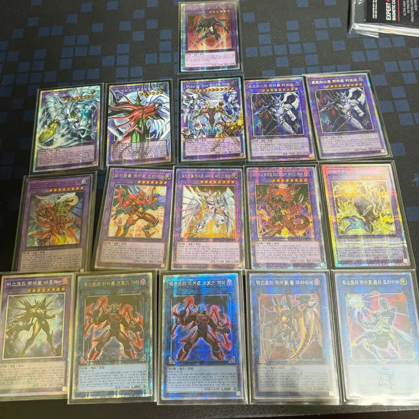 [BUNJANG] Yu-Gi-Oh! HERO Deck Fusion Monsters High-Rare Bundle Set / (급처) 유희왕 히어로덱 융합 몬스터 고레어 일괄판매