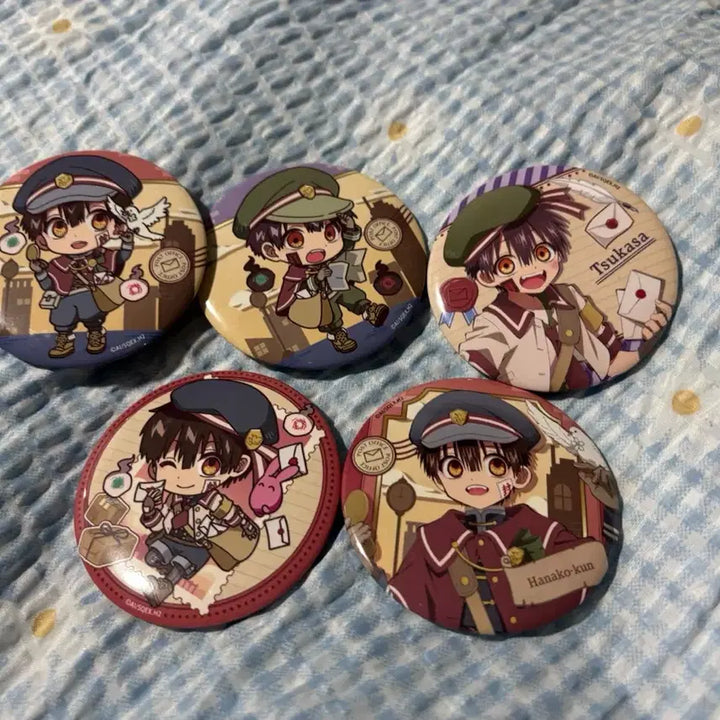 [BUNJANG] Jibaku Shonen Hanako-kun 5-Piece Can Badge Bundle Set / 지박소년 하나코군 캔뱃지 5종 일괄