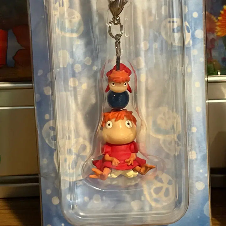 [BUNJANG] Studio Ghibli Ponyo Half-Mermaid Strap Keychain / 지브리 고전 벼랑위의포뇨 반어인 스트랩 키링